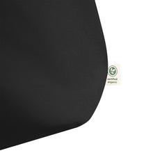 Laden Sie das Bild in den Galerie-Viewer, Großer Bio-Baumwollbeutel mit Logo-Stickerei